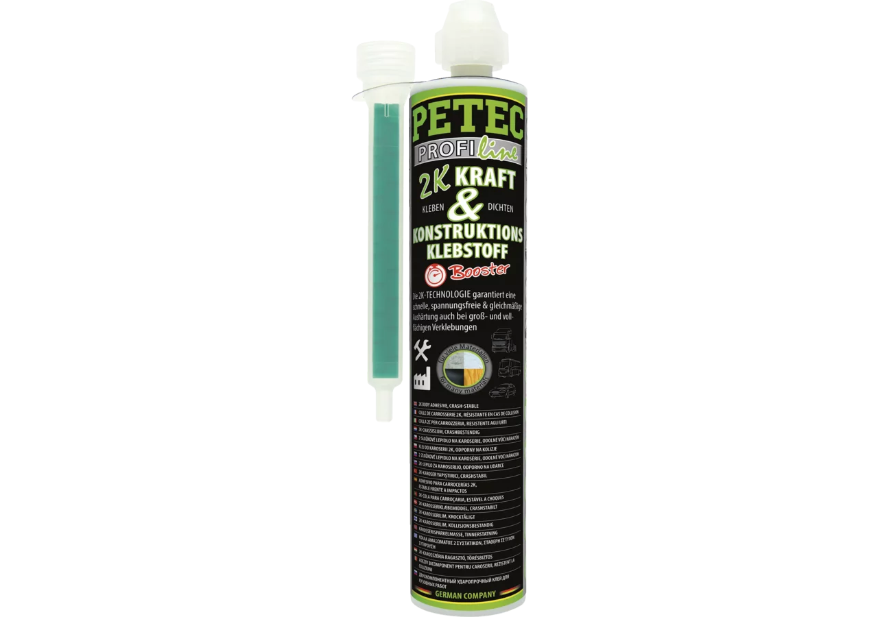 Kraft- und Konstruktionsklebstoff 2K schwarz, 250 ml Kartusche PETEC