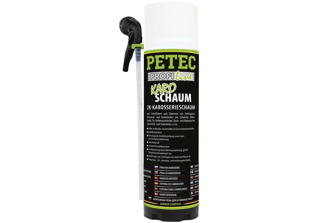 Karosserieschaum 2K KARO-Schaum grau, 400 ml Spraydose PETEC