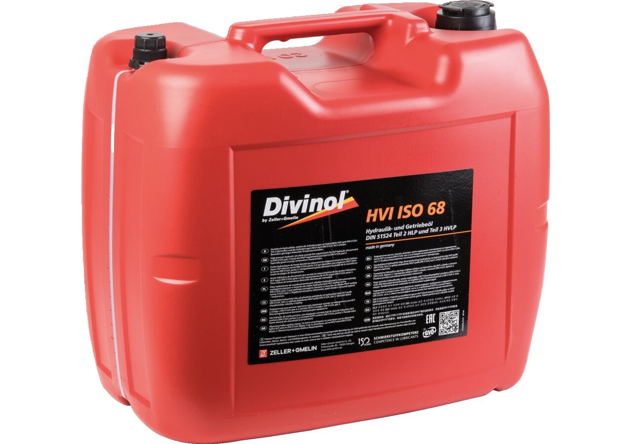 Hydrauliköl HVI ISO 68, 20 Liter Divinol