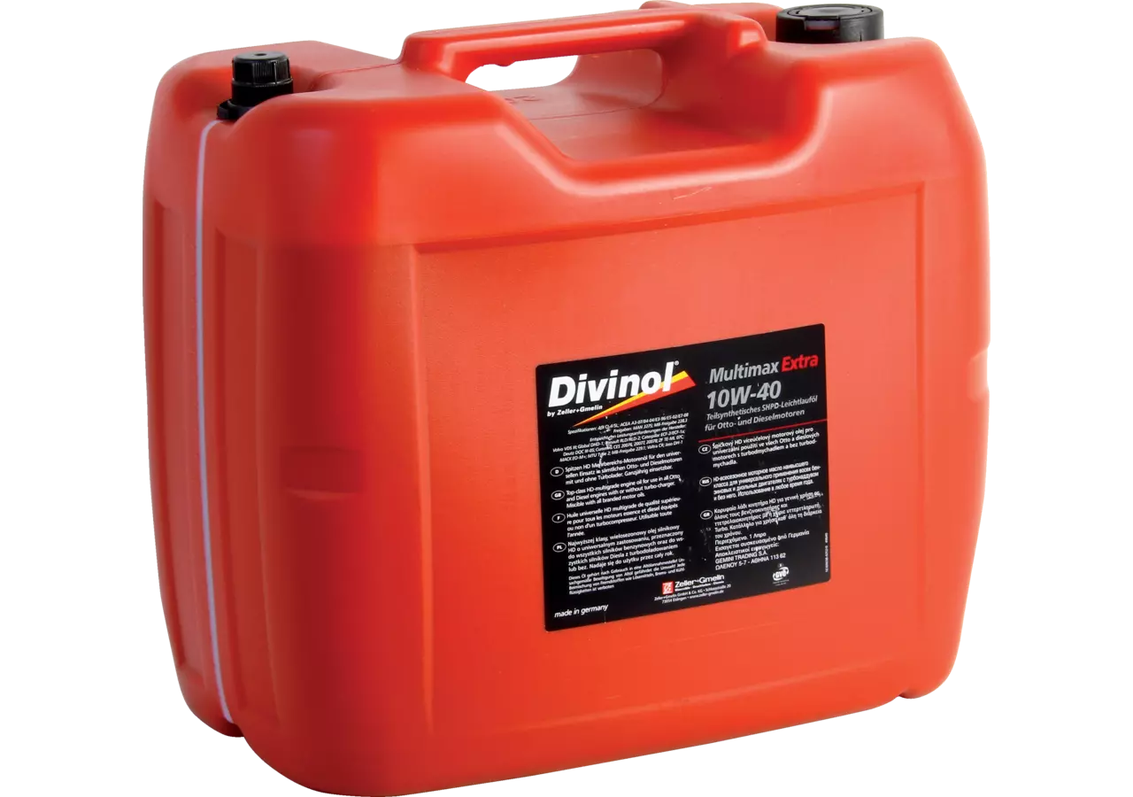 Motoröl Agrar-LKW, Multimax Extra 10W-40, 20 Liter Divinol