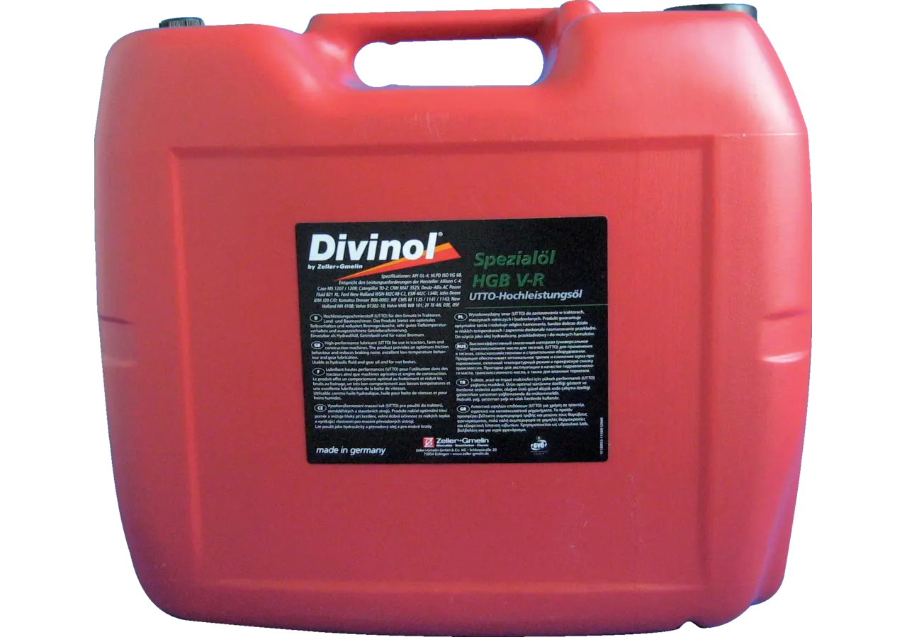 Divinol Getriebe-/Hydrauliköl GETRIEBE-/HYDRAULIKÖL HGB V-R 10W-30 UTTO 20 Liter Divinol