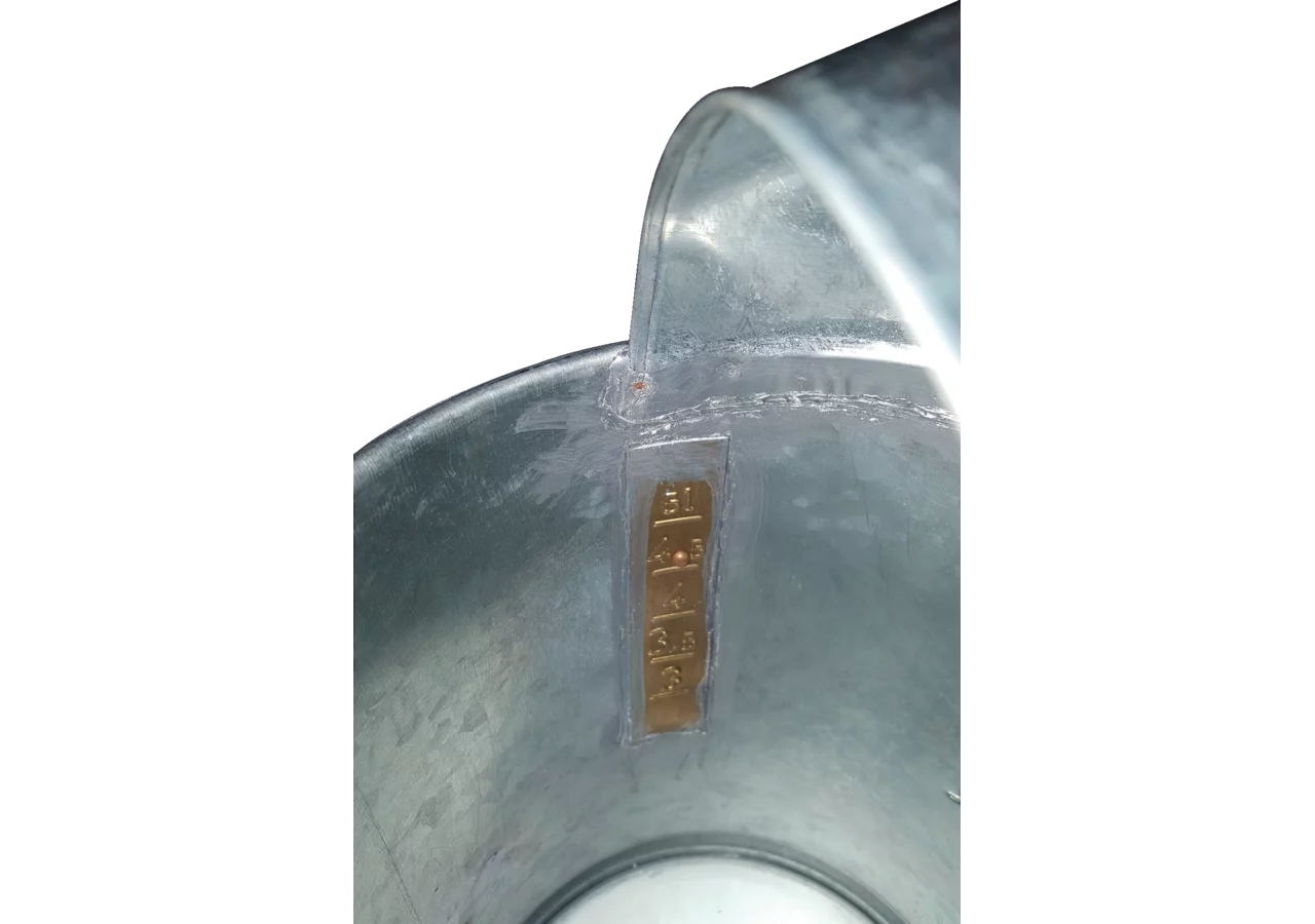Ölmesskanne WMK 5000 ml, Weißblech Samoa-Hallbauer