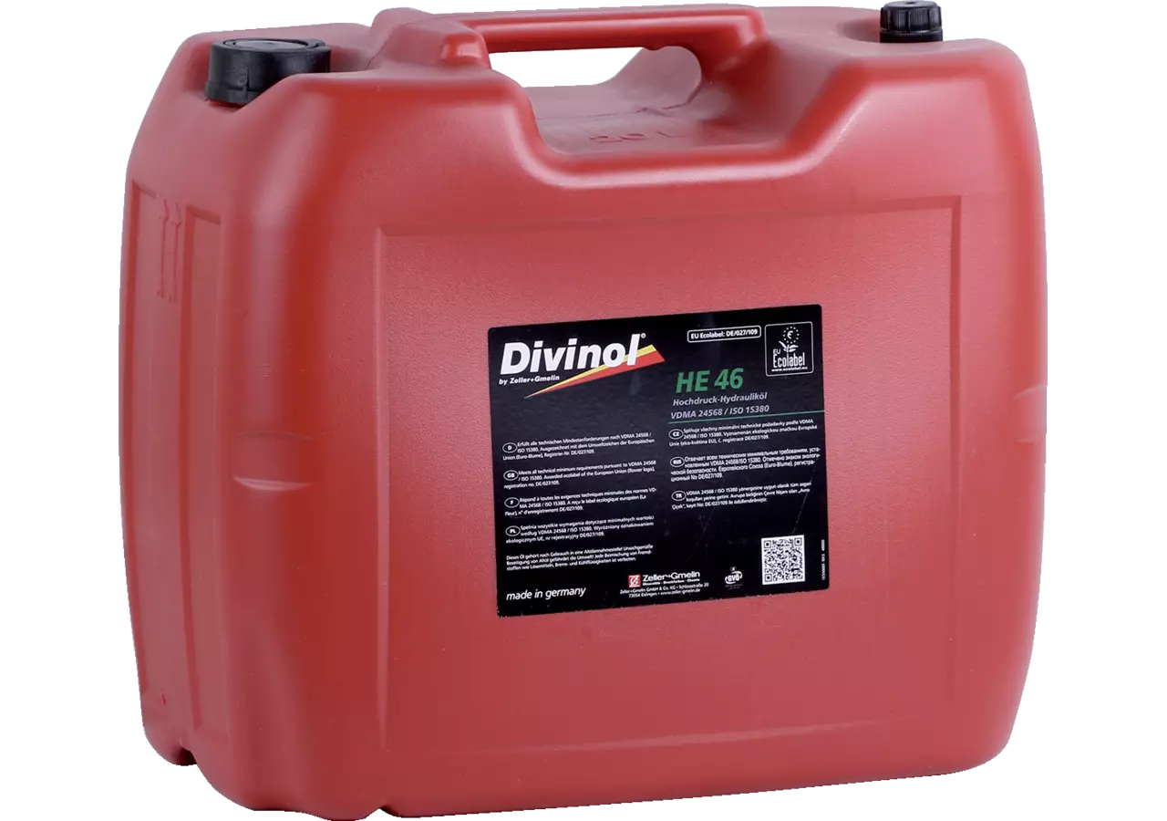 Hydrauliköl BIO HE 46, 20 Liter Divinol