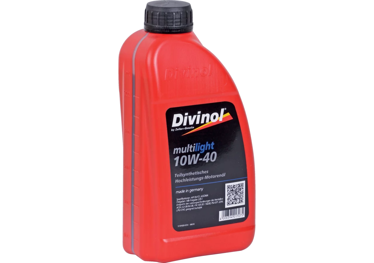 Motoröl PKW Multilight 10W-40, 1 Liter Divinol
