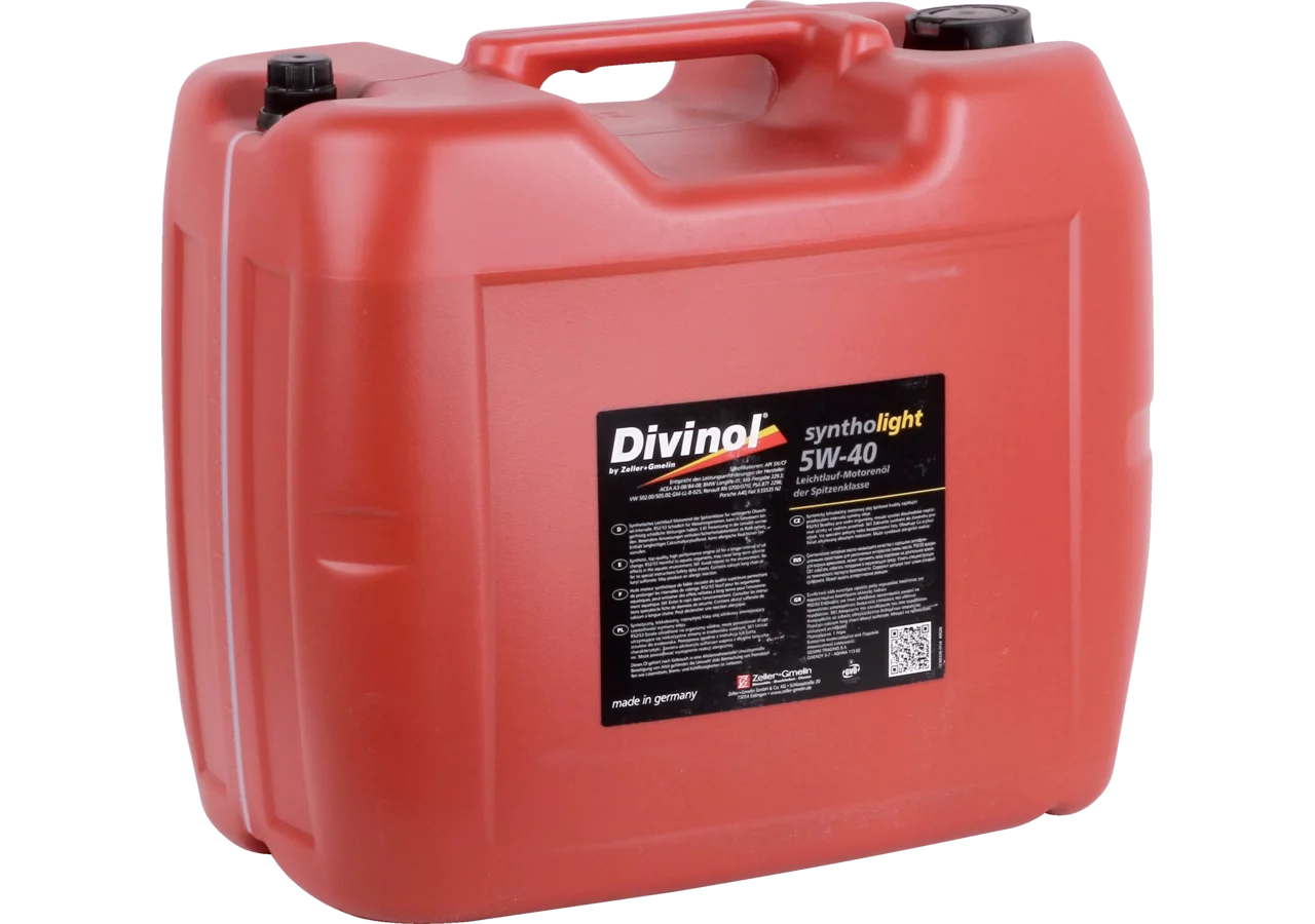 Motoröl PKW Syntholight 5W-40, 20 Liter Divinol