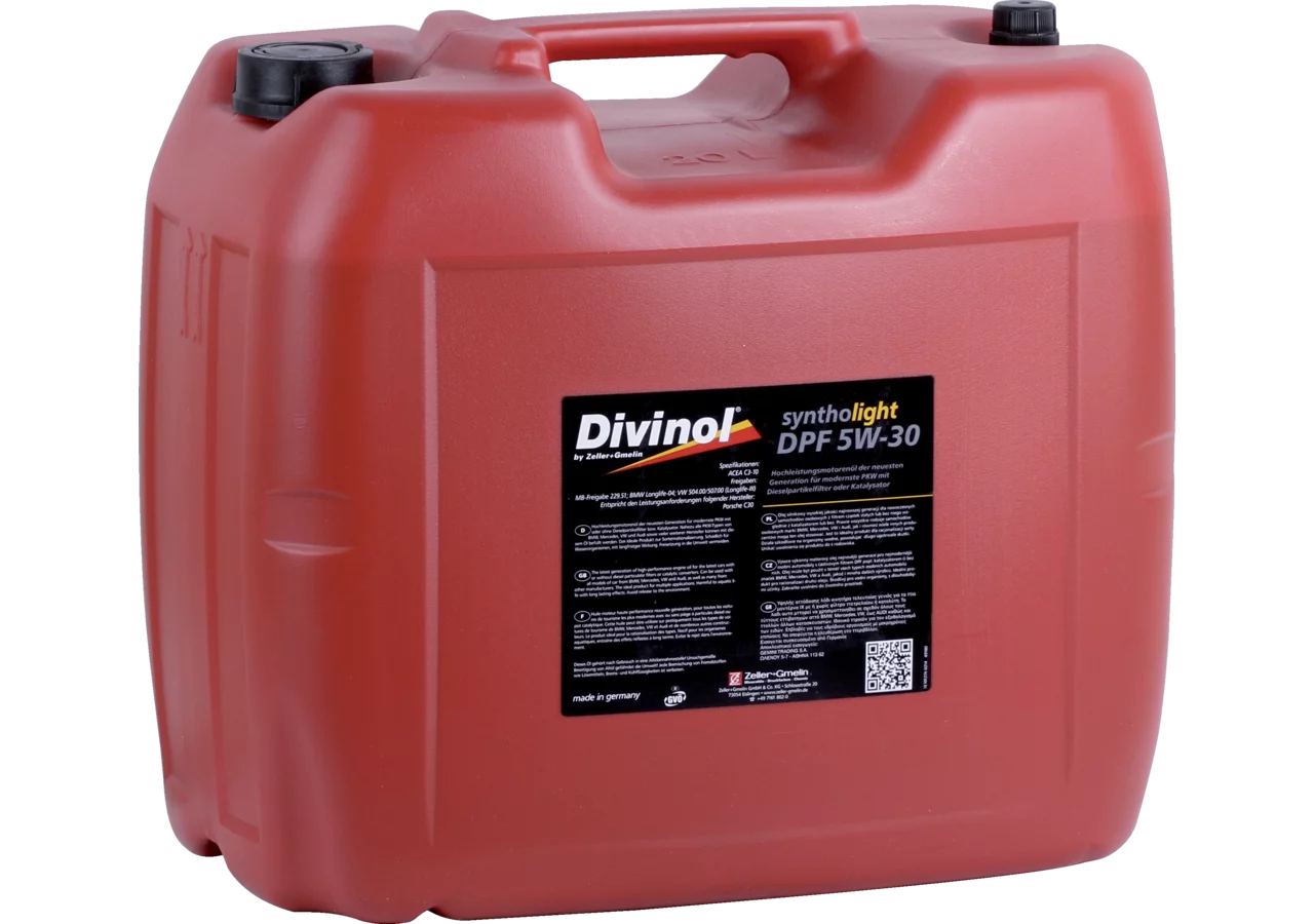 Motoröl PKW Syntholight DPF 5W-30, 20 Liter Divinol