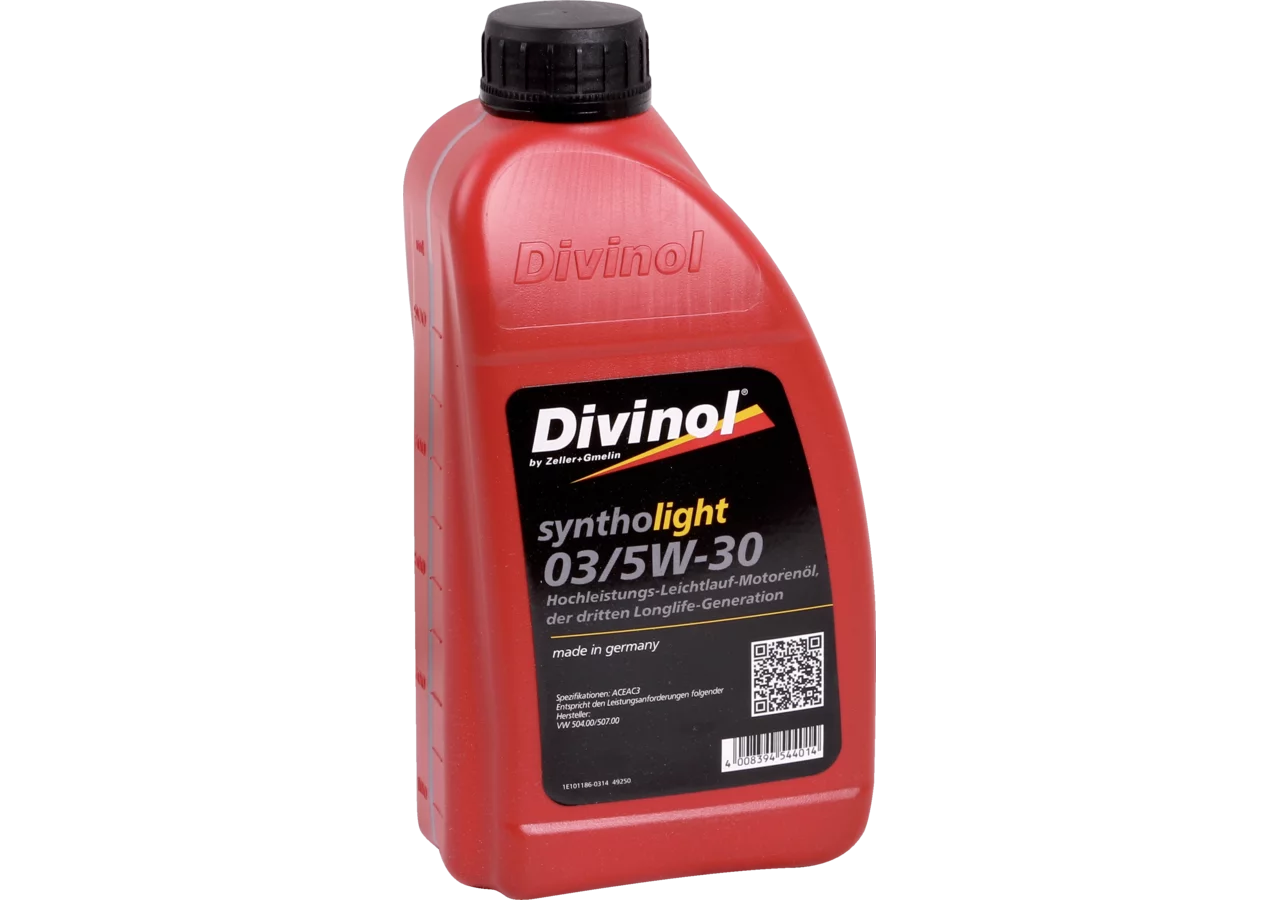Motoröl PKW Syntholight 03 5W-30, 1 Liter Divinol