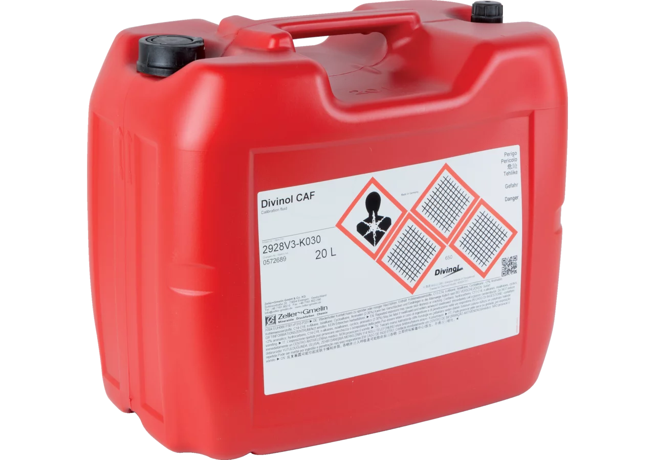 Einspritzpumpenprüföl CAF, 20 Liter Divinol