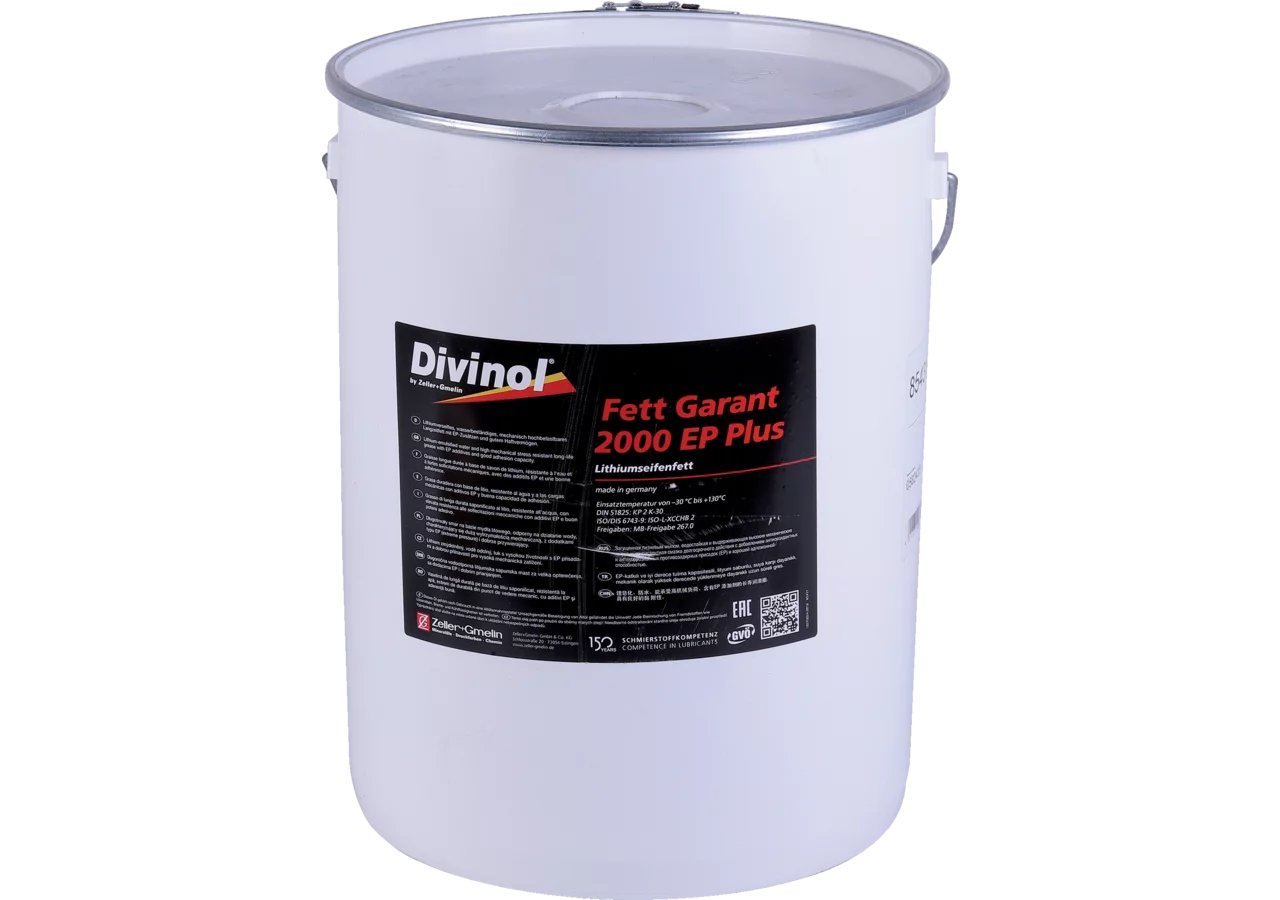 Mehrzweckfett Garant 2000 EP, 15 kg Eimer Divinol