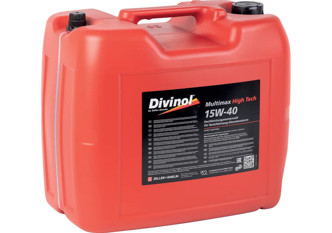 Motoröl Agrar-LKW, Multimax High Tech 15W-40, 20 Liter Divinol