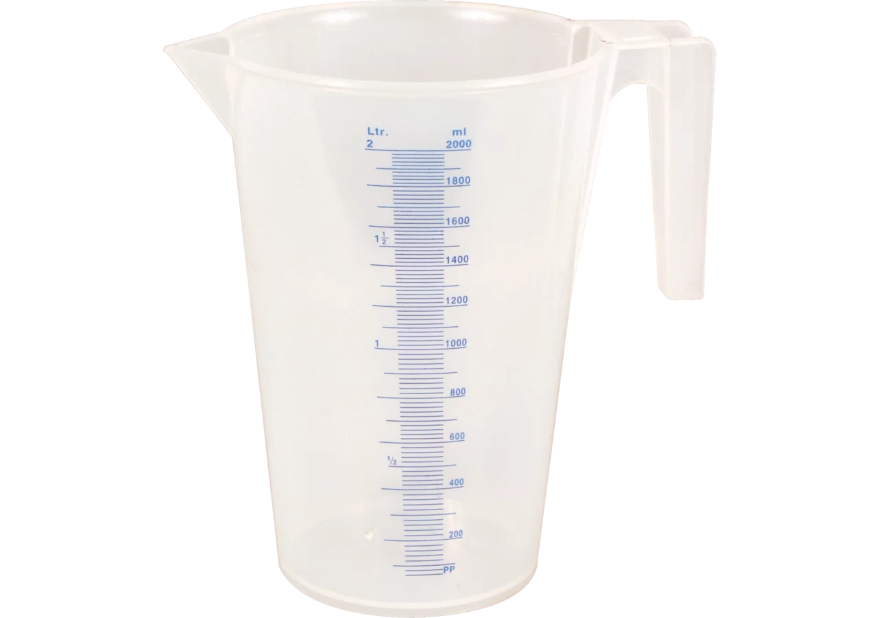 Messbecher graduiert Kunststoff, 2 Liter Mato