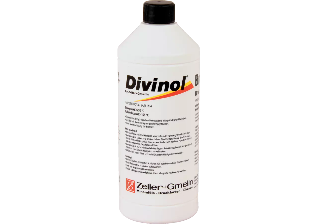 Bremsflüssigkeit DOT4, 1 Liter DIVINOL BREMSFLÜSSIGKEIT DOT4 Divinol