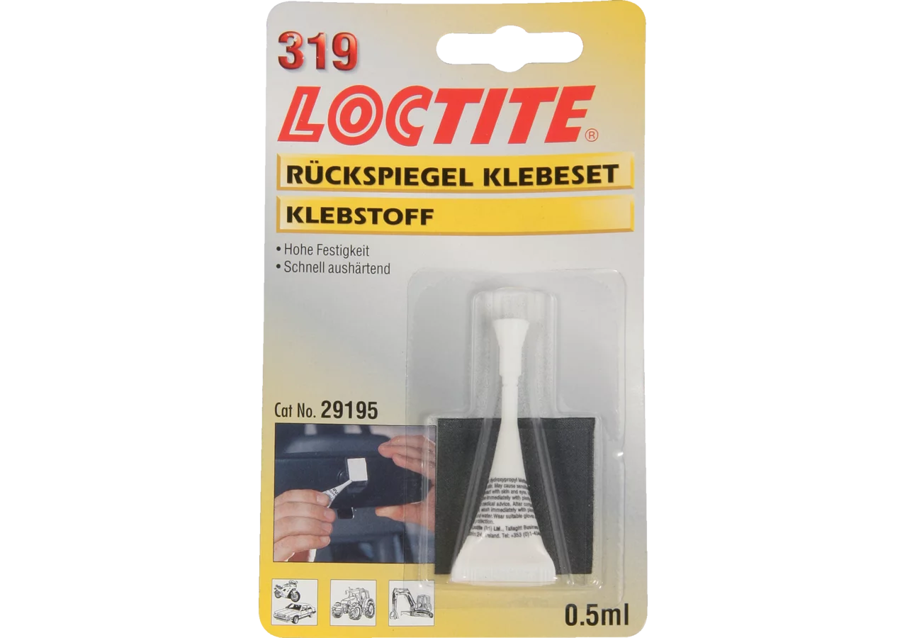 Klebstoff Loctite 319, 0,5 ml für Rückspiegel – passend für Rückspiegel Loctite