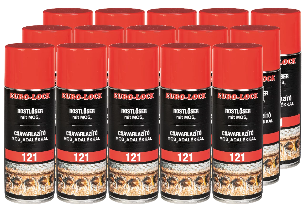 Rostlöser Los 121, MOS2, 400 ml, 15 Stück Euro Lock