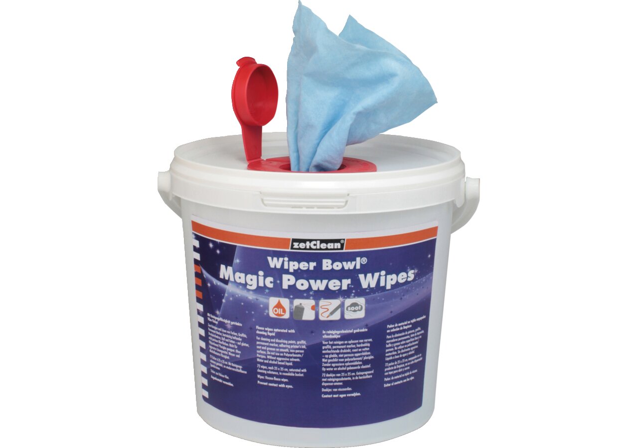 Reinigungstücher Wiper Bowl Anti-Graffiti, 72 Tücher GartenShop24 - Hochwertige Gartengeräte