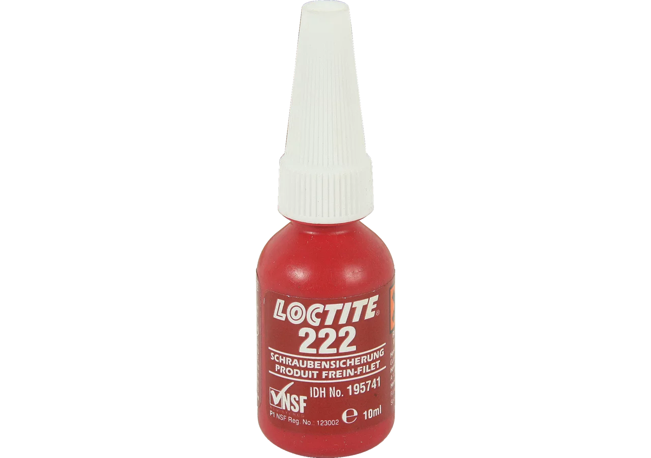 Schraubensicherung Loctite 222, niedrigfest, 10 ml Loctite