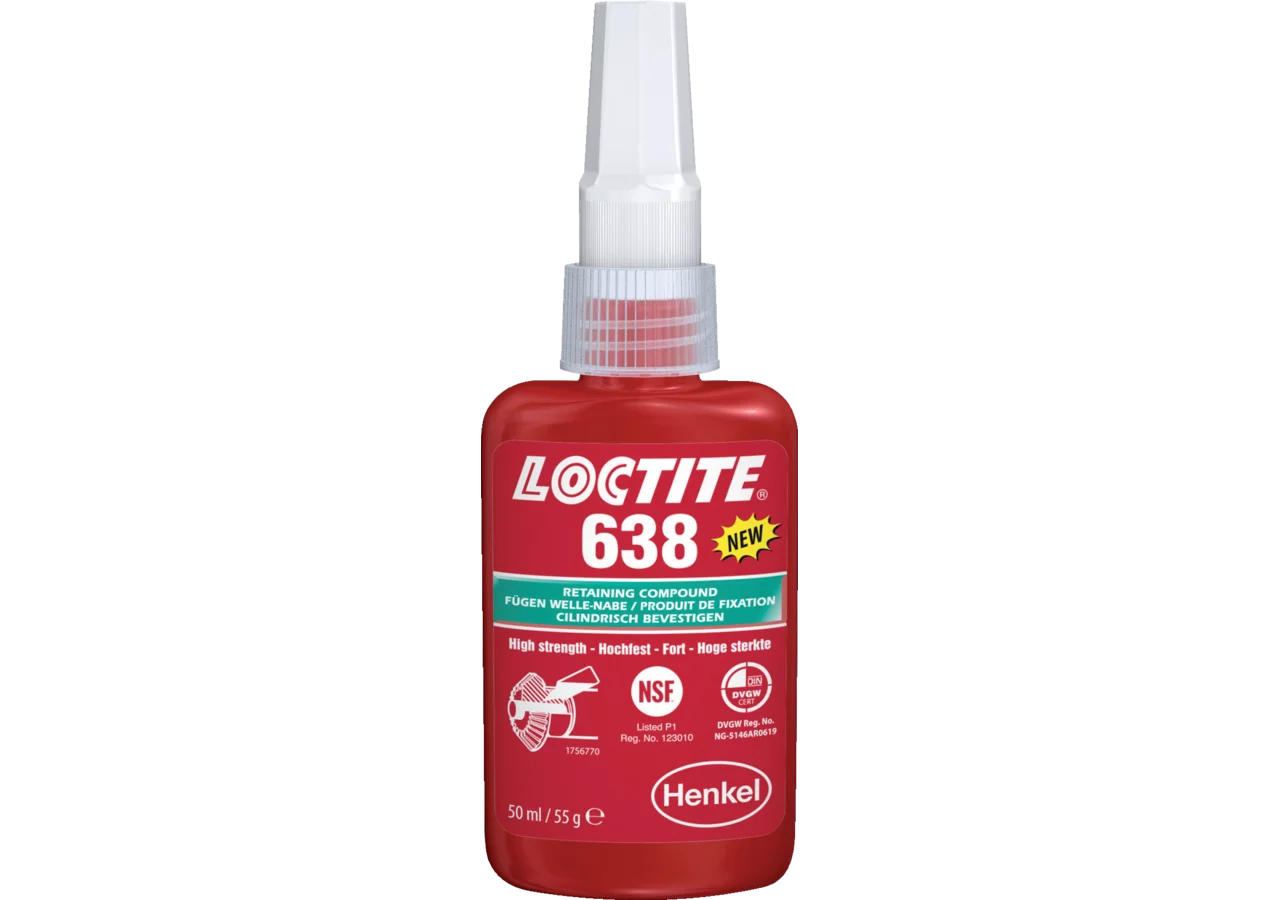 Fügeverbindung Loctite 638, hochfest, 50 ml Loctite