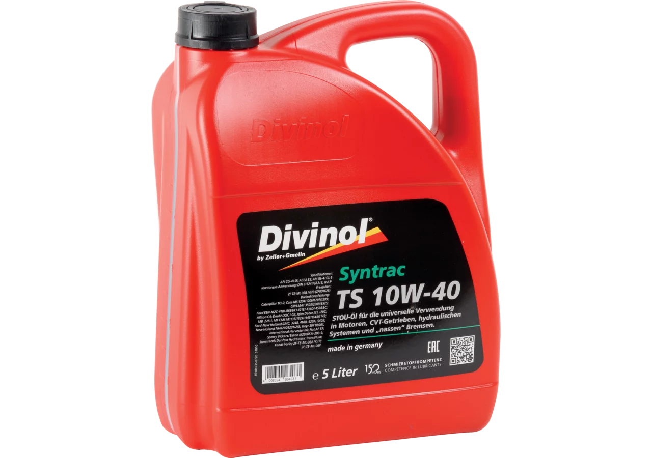 Divinol Getriebeöl / Hydrauliköl Syntrac TS 10W-40 STOU, 5 Liter Divinol