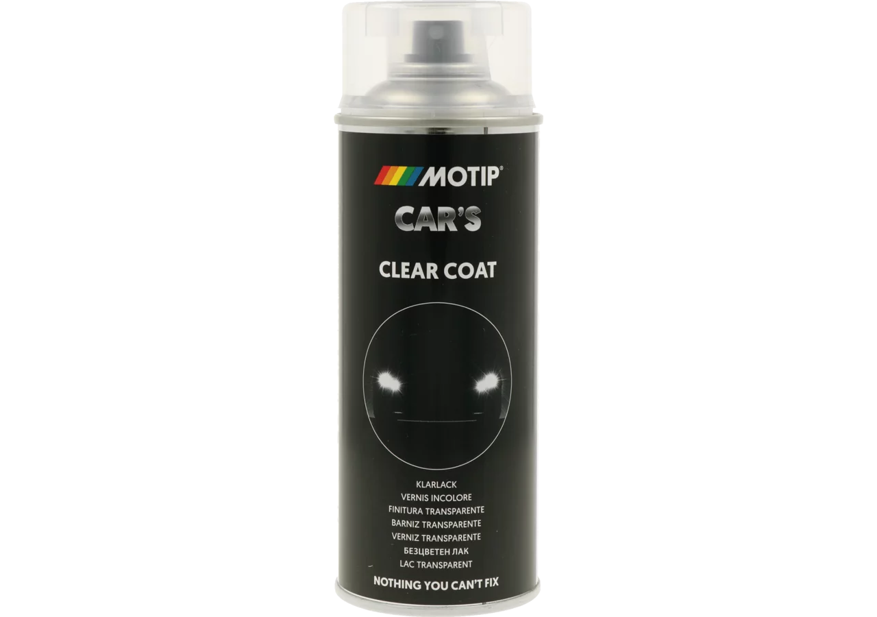 Acryllackspray Klarlack glänzend, 400 ml Spraydose MOTIP
