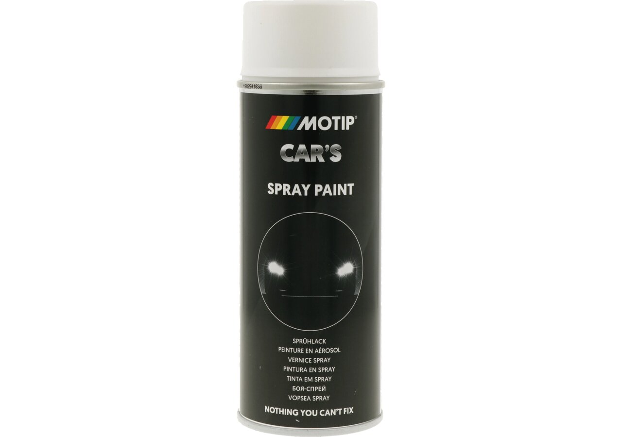 Acryllackspray Felgenweiß matt, 400 ml Spraydose MOTIP