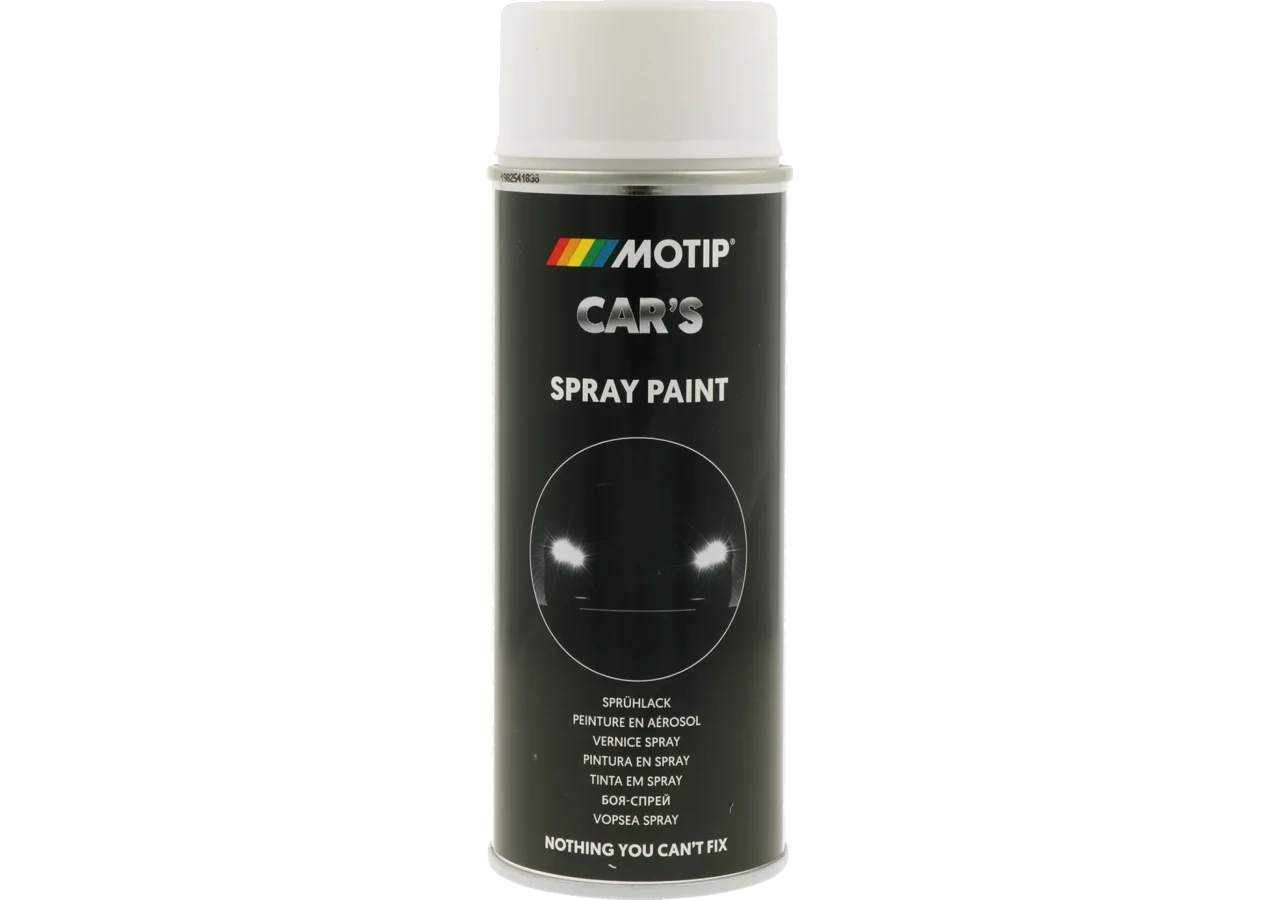 Acryllackspray Felgenweiß matt, 400 ml Spraydose MOTIP