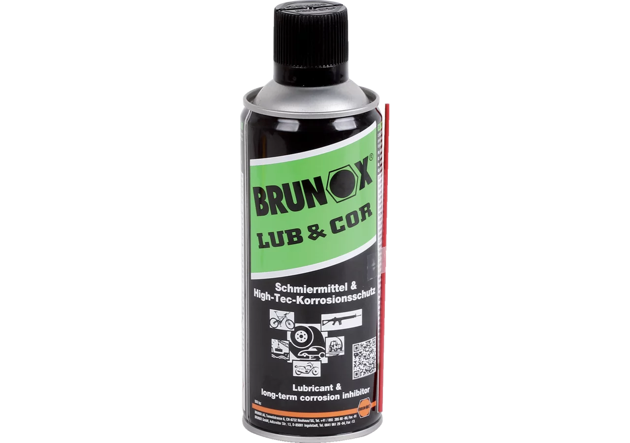 Multifunktionsöl Schmiermittel und Korrosionsschutz, LUB u. COR, 400 ml Brunox