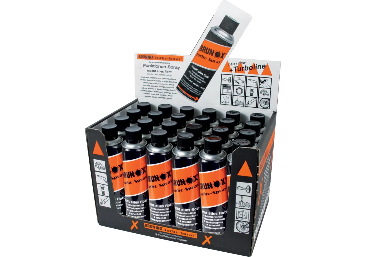 Multifunktionsöl Turbospray, 400 ml, 24 Stück Brunox