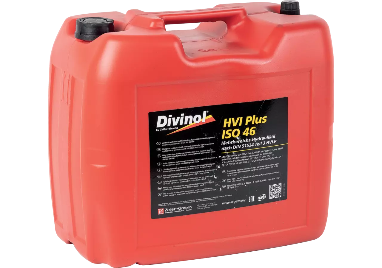Hydrauliköl HVI Plus ISO 46, 20 Liter Divinol