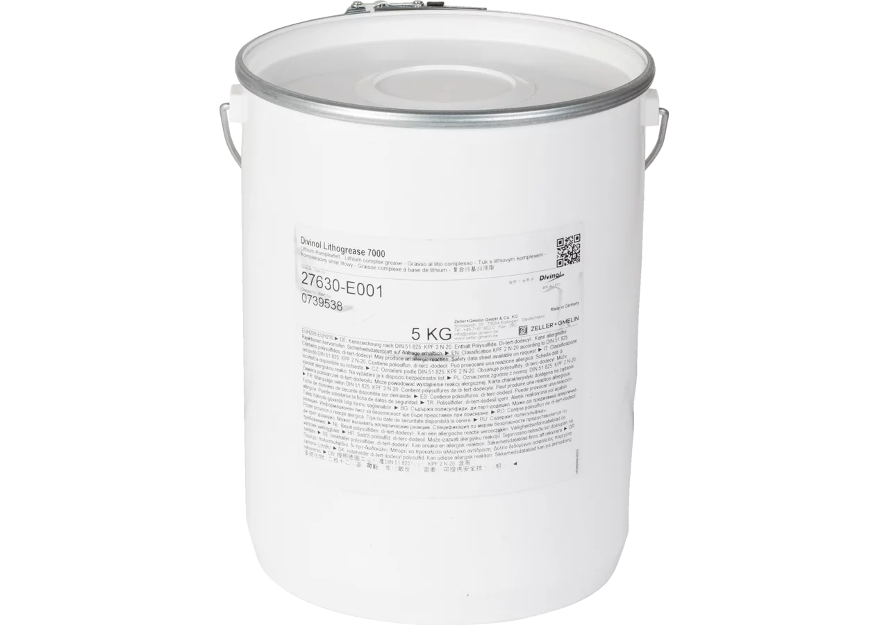 Mehrzweckfett Lithogrease 7000, 5 kg Eimer Divinol