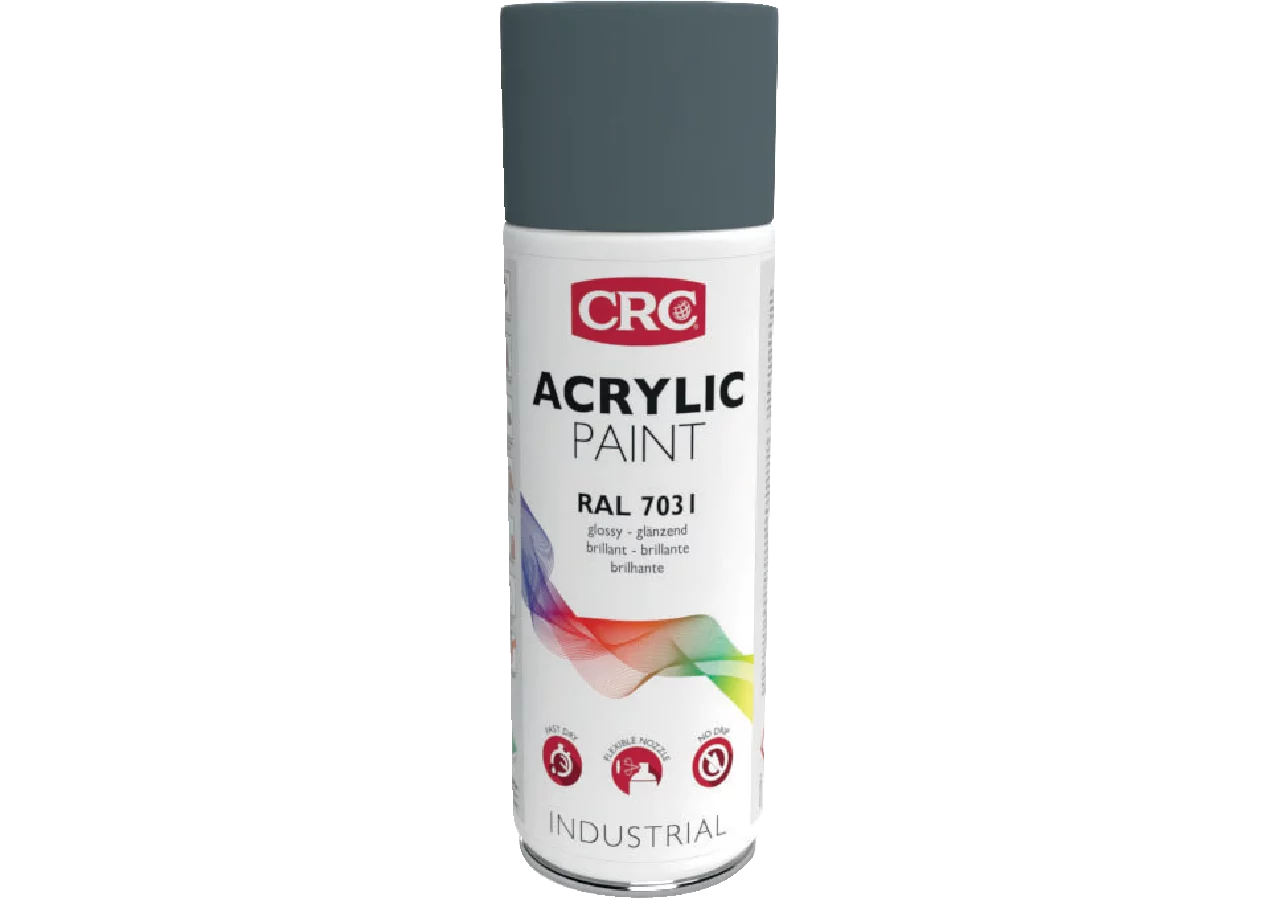 Acryllackspray Acrylic Paint RAL 7031 Blaugrau, 400 ml Spraydose CRC