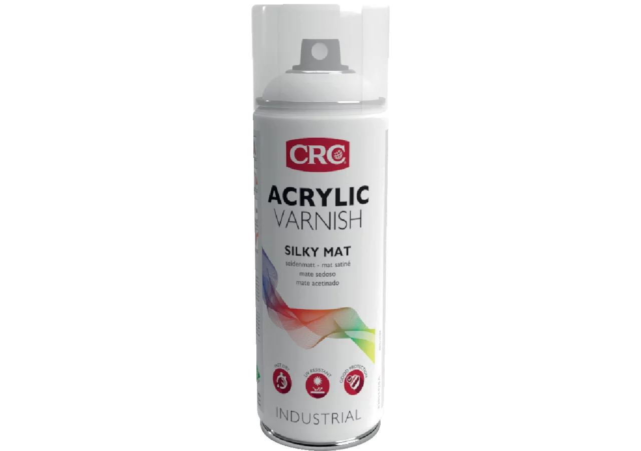 Acryllackspray Acrylic Varnish Seidenmatt - Klarlack, 400 ml Spraydose CRC
