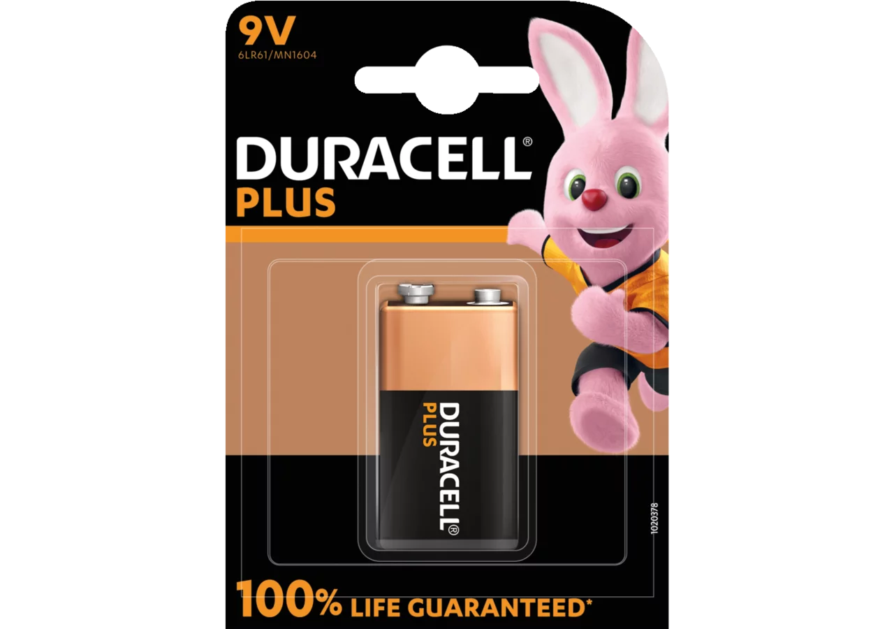 Batterie Plus, E - Block, 6LR61, 9 V Duracell