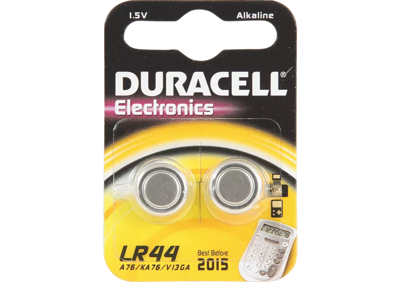 Knopfzelle Electronics LR44, VG13GA, AG13 Duracell
