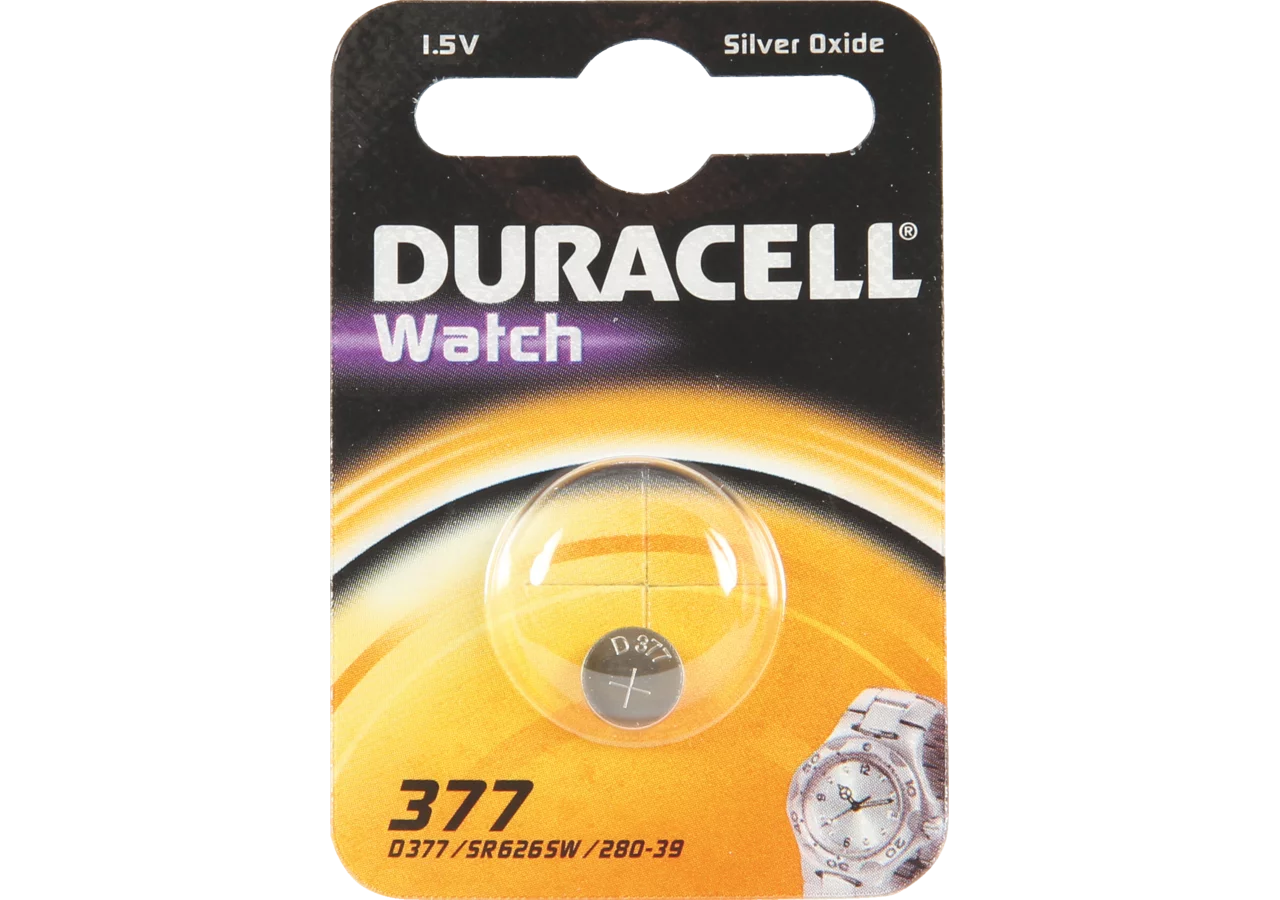 Knopfzelle Watch 377, SR 66, SG4 Duracell