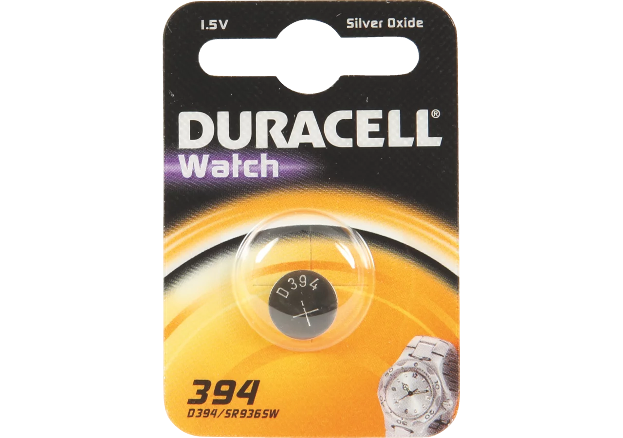 Knopfzelle Watch 394, SR 45, SG9 Duracell