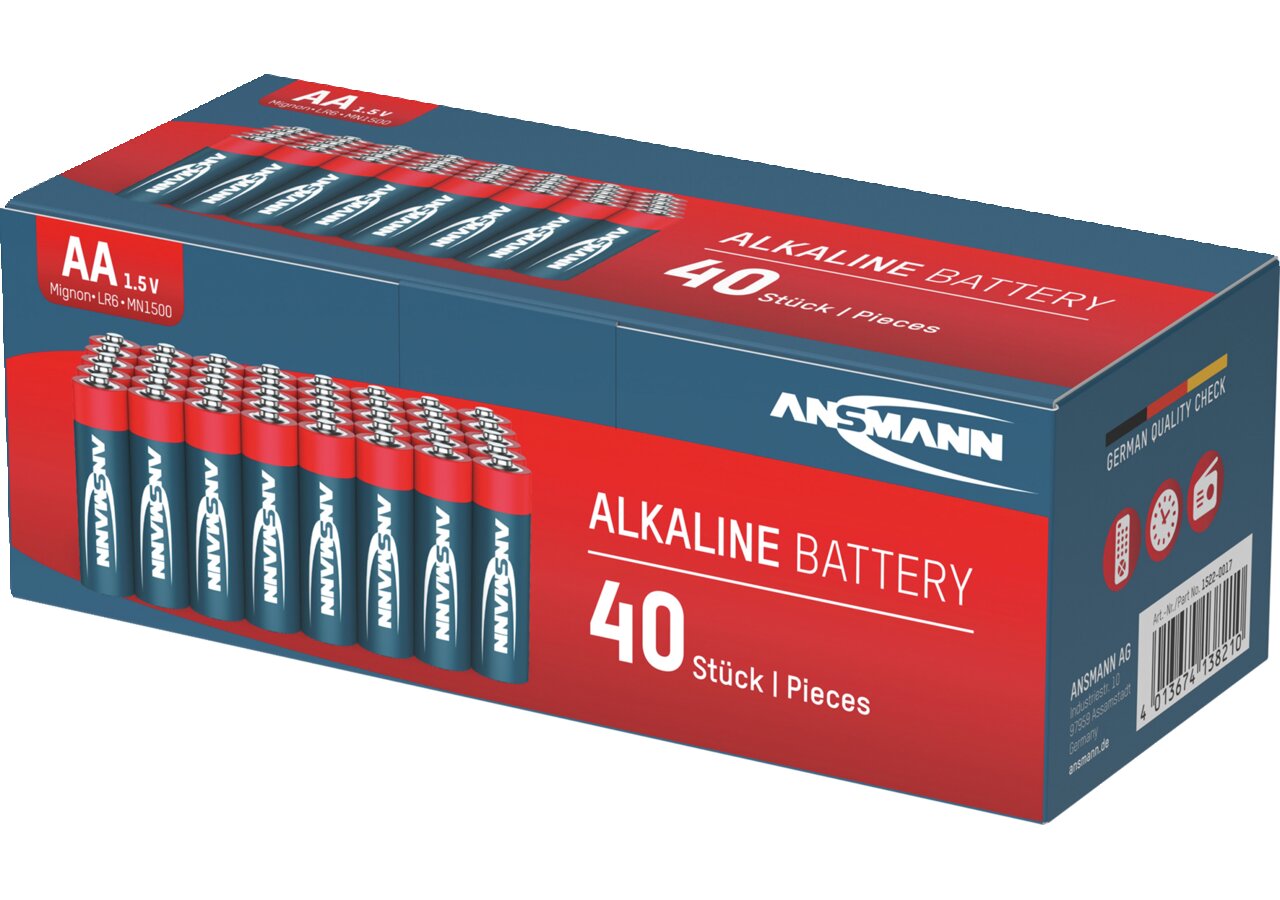 Batterie Mignon AA, LR6, 1,5 V ANSMANN