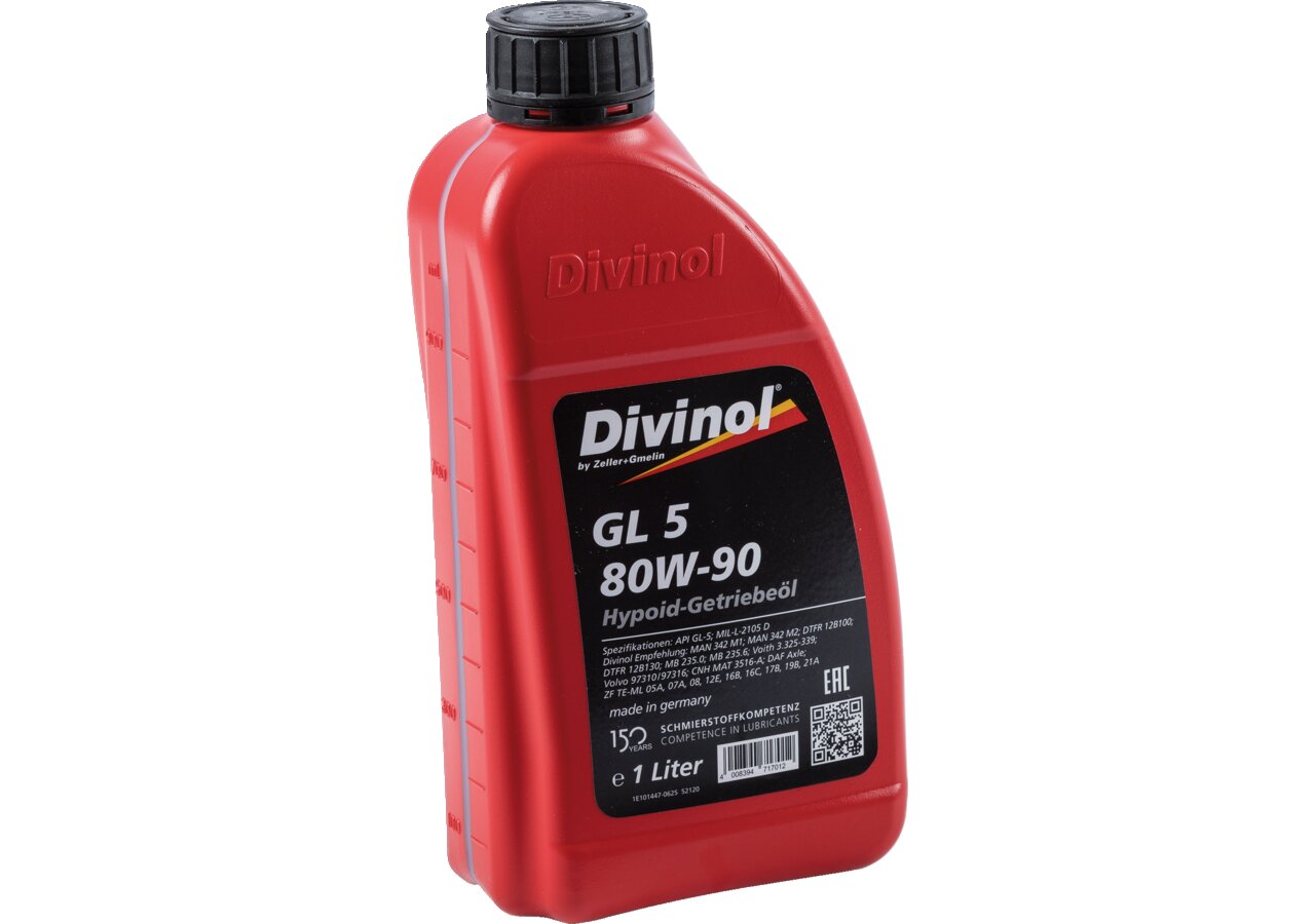Getriebeöl Multihypoid GL-5 80W-90, 1 Liter Divinol