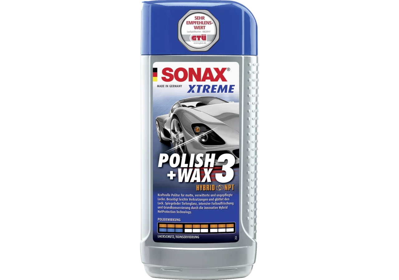 Lackpolitur Xtreme Polish und Wax 3 Hybrid NPT, 500 ml Sonax