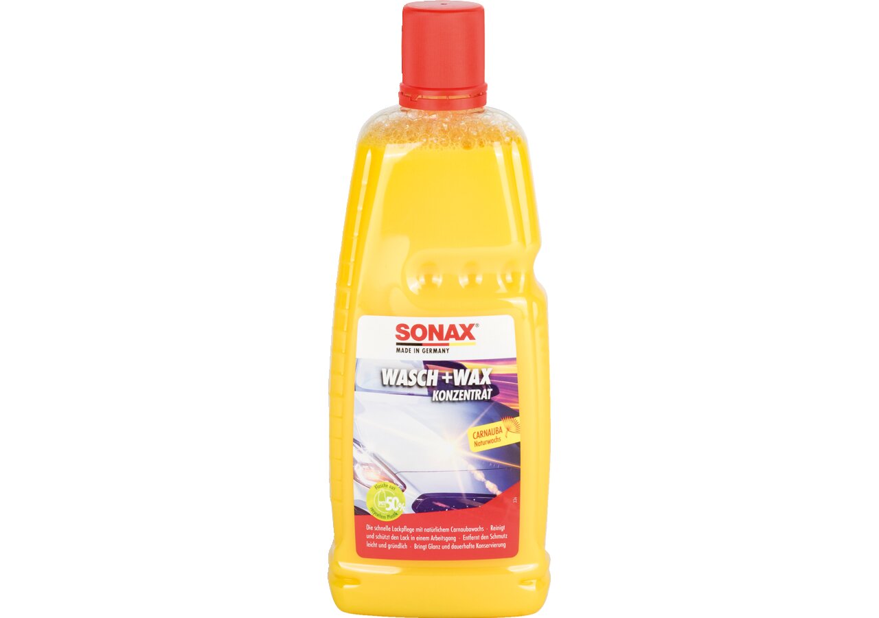 Außenreinigung Wasch & Wax Konzentrat, 1 Liter Sonax