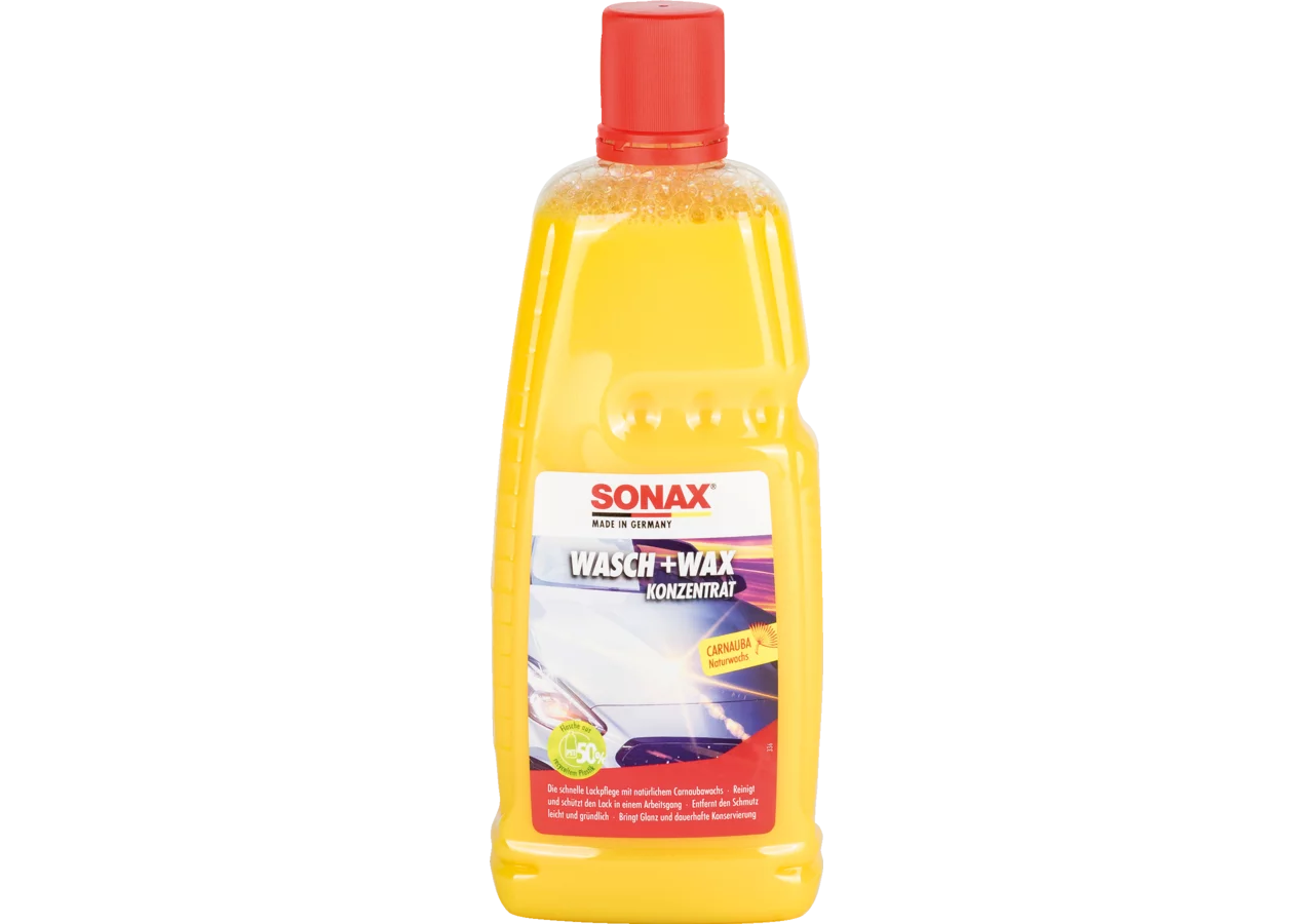 Außenreinigung Wasch & Wax Konzentrat, 1 Liter Sonax