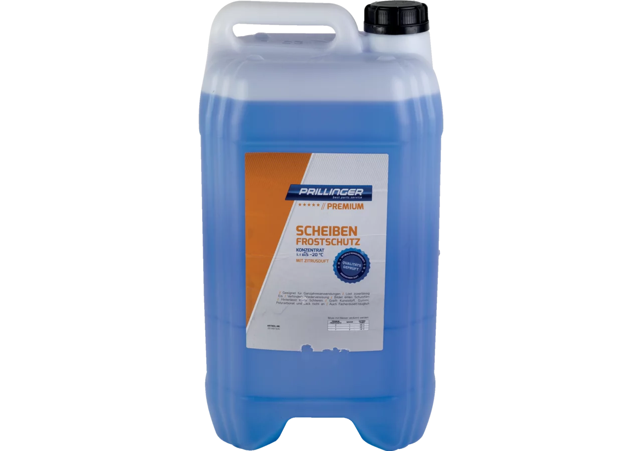Scheibenfrostschutz Konzentrat Zitrusduft 1:1 -20 Grad, 25 Liter Prillinger Premium