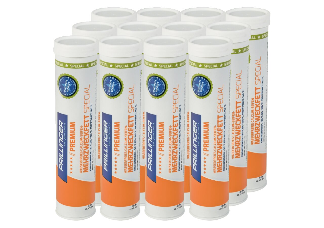 Mehrzweckfett Special, 400 g Kartusche, 12 Stück nach DIN 51502 KP 2 G-30 Prillinger Premium