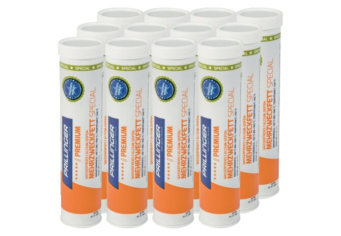 Mehrzweckfett Special, 400 g Kartusche, 12 Stück nach DIN 51502 KP 2 G-30 Prillinger Premium