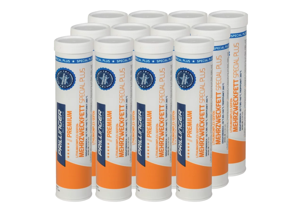Mehrzweckfett Special Plus, 400 g Kartusche, 12 Stück nach DIN 51502 KP 2 N-30 Prillinger Premium