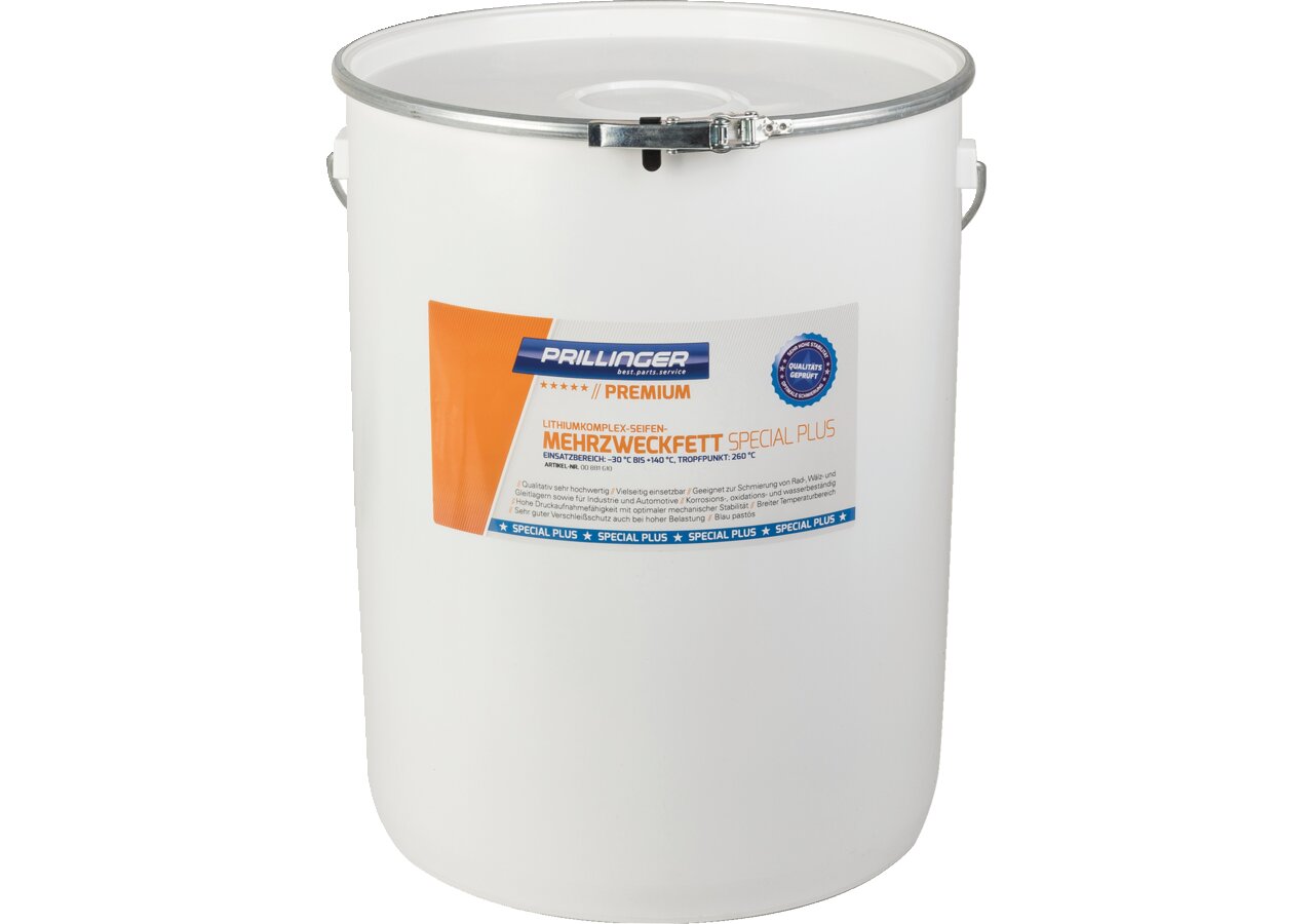 Mehrzweckfett Special Plus, 15 kg Kunststoffeimer nach DIN 51502 KP 2 N-30 Prillinger Premium