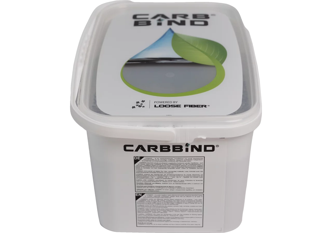 Ölbindemittel Carbbind, lose Faser fein 1,5 kg im Kunststoffeimer CARBBIND