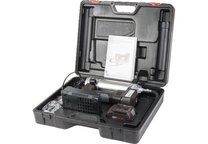 Fettpresse Accu-Greaser Professional-SP, 18 V, Li-Ion, 4.0 Ah geeignet für 500 g Schraubkartuschen – passend für 500 g Schraubkartuschen Mato