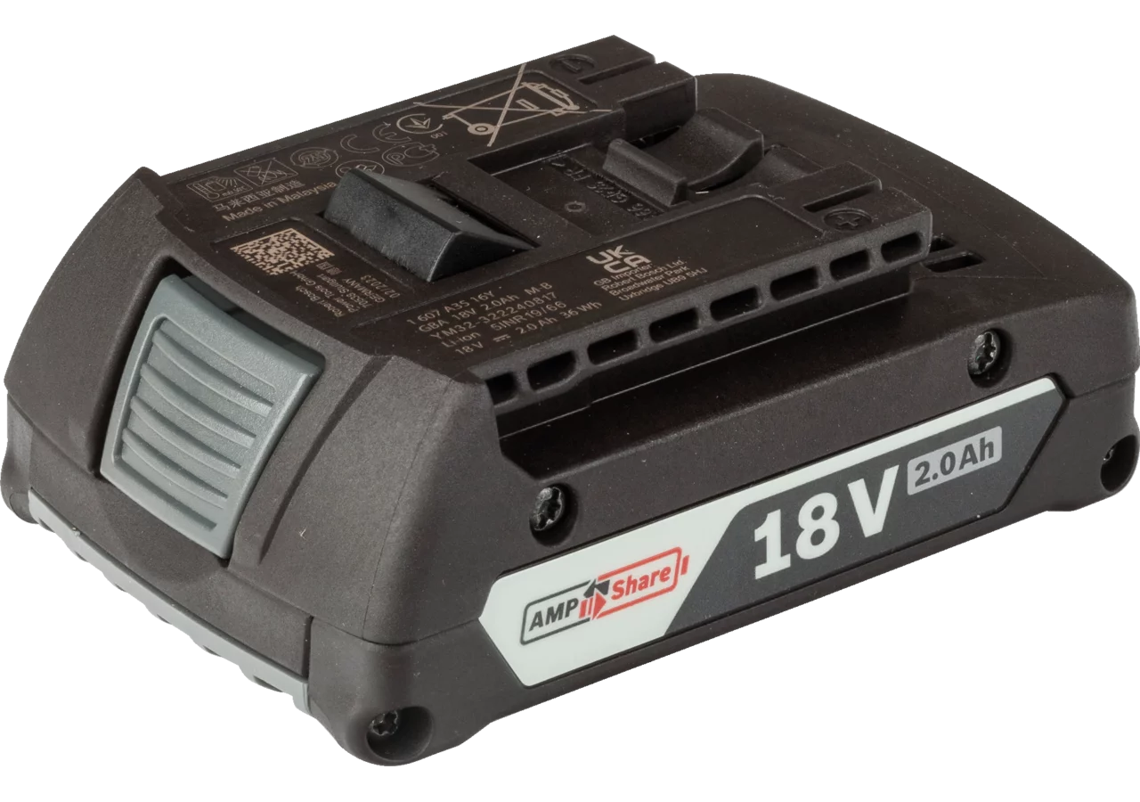 Akku AMPShare GBA 18 Volt - 2.0 Ah, Bosch Li-Ion für Mato Accu-Greaser – passend für Mato Accu-Greaser Mato