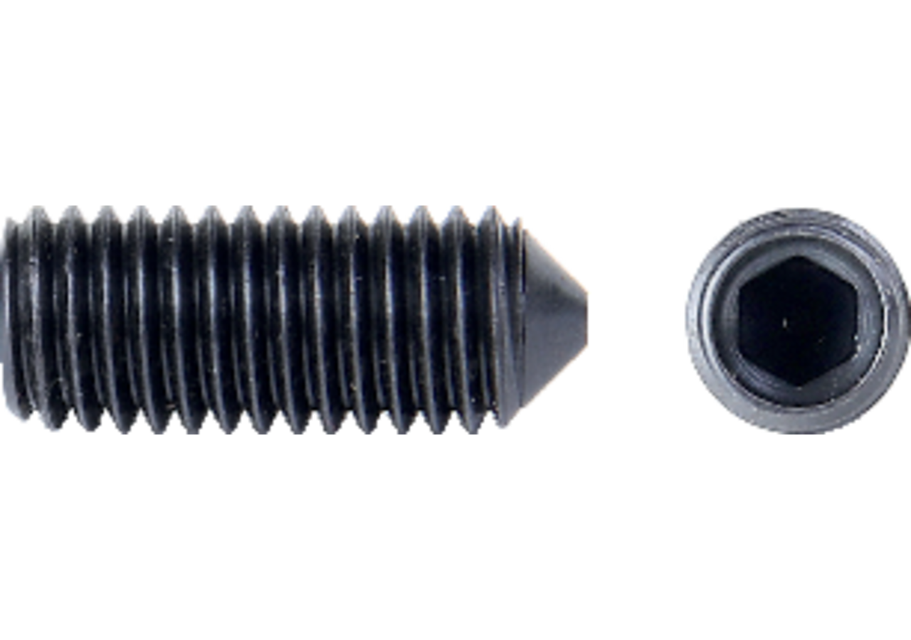 Gewindestift M3 x 5 mm 45H Stahl blank, DIN914 GartenShop24