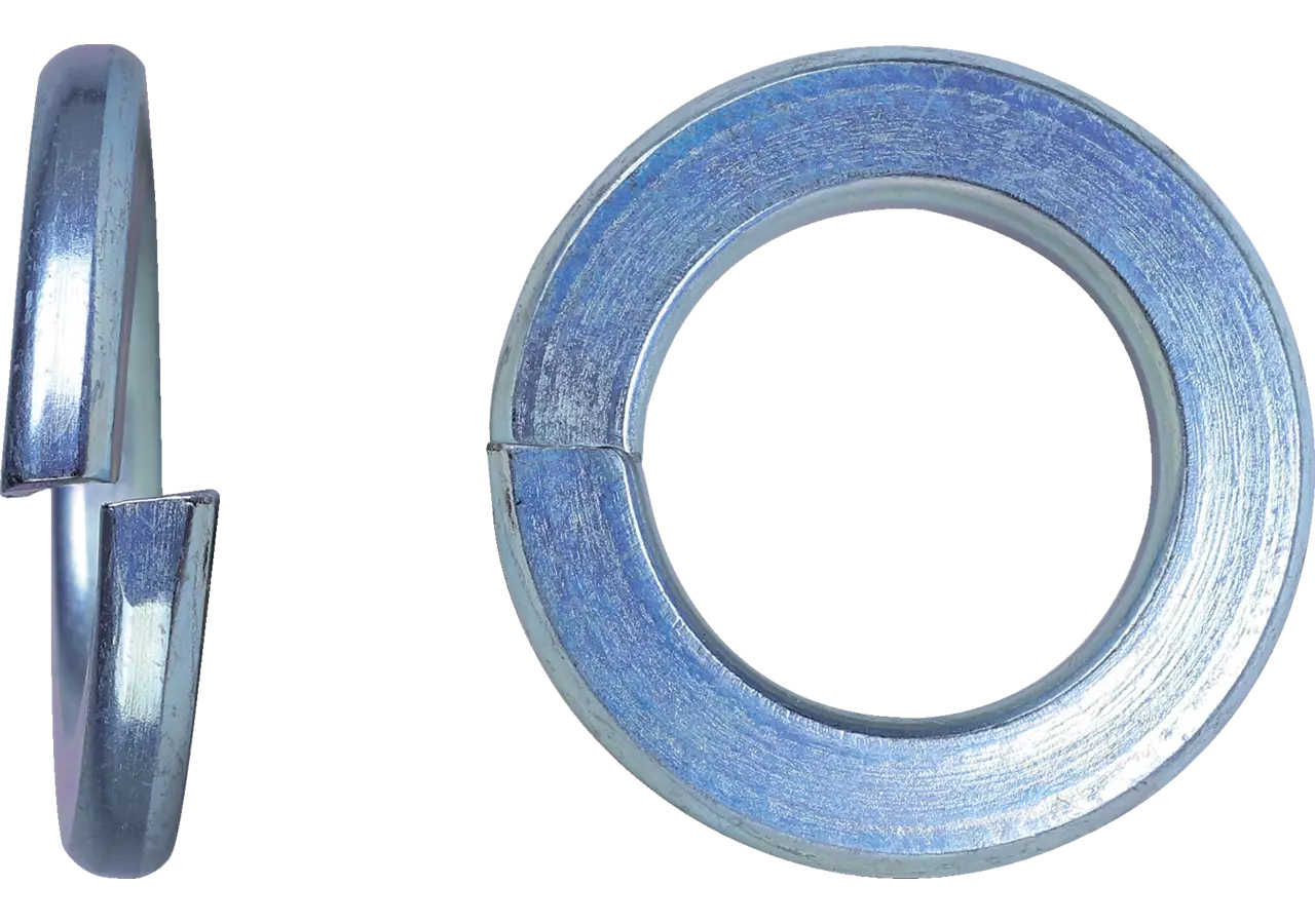 Federringe M10, Standard glatt, 100 Stück Federstahl verzinkt, DIN127-B GartenShop24